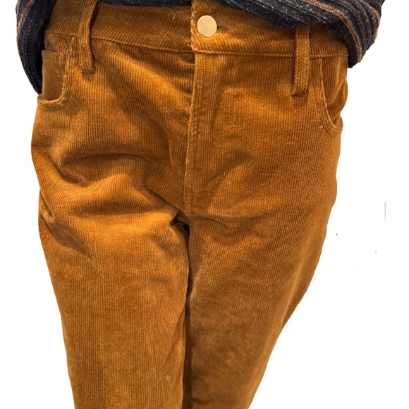 Joe’s Jeans Frankie Brown Corduroy Bootcut Cropped Pants Size 29 Soft Stretchy - Picture 6 of 12